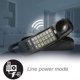 thumbnail image 3 of Teléfono con cable AT&T 210 Basic Trimline para montaje en pared negro, 3 of 9