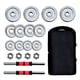 thumbnail image 2 of Set De Mancuernas Cromadas Ajustables 20 Kg Maletín Color Cromado Boost Fitness, 2 of 3
