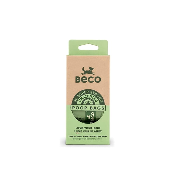Beco Pack 4 Rollos Bolsas Biodegradables Extra Grande 60u.