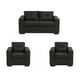 thumbnail image 1 of Living Franco 211 Cuero Auris Negro, 1 of 10