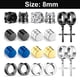 thumbnail image 4 of 10 pares de pendientes magnéticos de acero inoxidable con circonitas, sin perforaciones, para hombre. Material duradero., 4 of 5