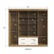 thumbnail image 5 of Clóset Las Vegas 8 Puertas 4 Cajones Exteriores Mdf Nuez - Beige, 5 of 7