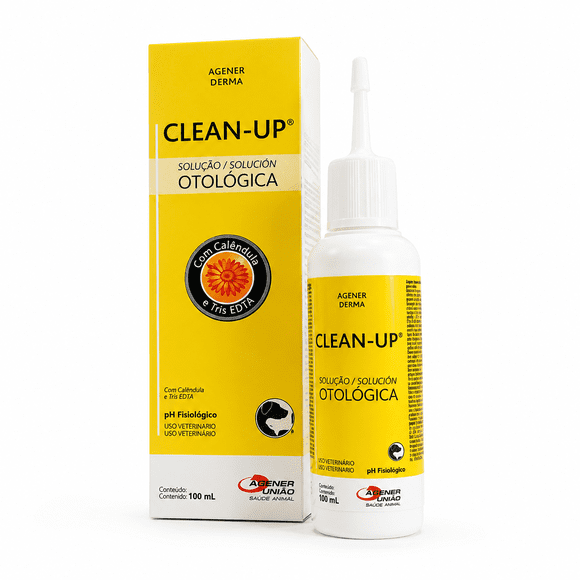 Clean Up Limpiador Ótico para Perros y Gatos con Tris-EDTA | 100 ml