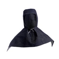 Magideal - Gorra De Trabajo Con Capucha Para Soldar De Mezclilla, Reutilizable, Resistente Al Viento, Al Desgaste, Protección Ajustable Con Cubrecuellos Y Hombro Estilo A