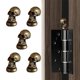 thumbnail image 1 of WLHYHH Remate decorativo de bisagra con calavera, bronce, imán, set de 5, 1 of 7