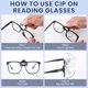 thumbnail image 3 of Lentes de Lectura Riwissipa Clip-On Abatibles con Protección de Luz Azul, 3 of 6