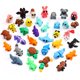 thumbnail image 1 of Minifiguritas de animales MONJITA, 35 unidades, impresas en 3D para niños, 1 of 8