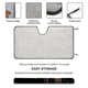 thumbnail image 2 of Parasol Plegable Para Parabrisas Fargo 140cm x 76cm, 2 of 6