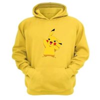 Genérico - Polerón Canguro Pikachú Amarillo Talla M Unisex