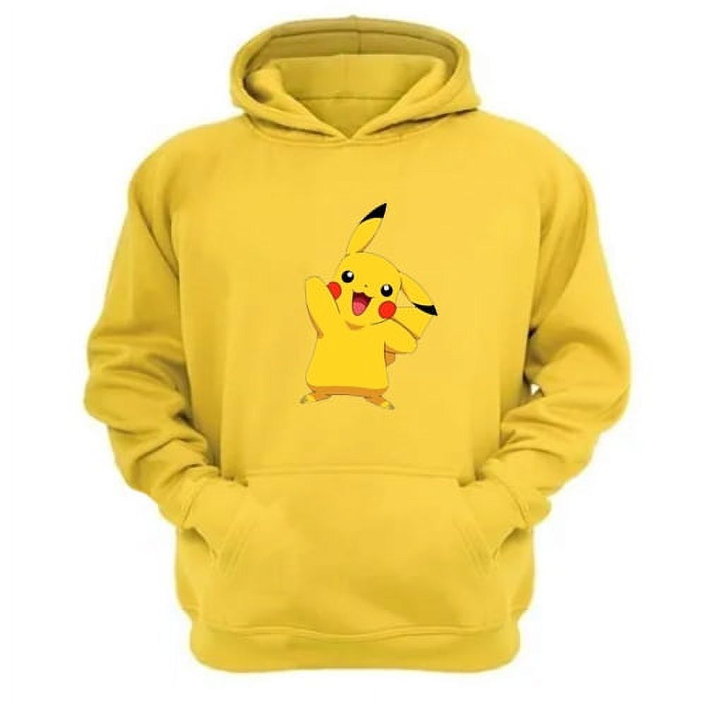 Genérico - Polerón Canguro Pikachú Amarillo Talla M Unisex