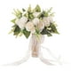 thumbnail image 1 of Novia Con Flores Boda Novia Ramo Para La Ceremonia De La Iglesia Decoraciones Blanco, 1 of 5