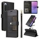 thumbnail image 1 of FOXDOCK Funda tipo Cartera para Sony Xperia 10 V – Cubierta de Cuero PU con Múltiples Ranuras, Bolsillo para Efectivo y Correa de Muñeca, 1 of 6