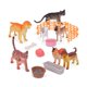 thumbnail image 2 of Set de animales de juguete Terra de Battat, 60 unidades, accesorios para perros y gatos, 2 of 4
