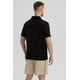 thumbnail image 3 of Polera Hombre Slim Cuello Camisero Negro- lll, 3 of 4