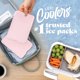 thumbnail image 2 of Ice Packs Cool Cool Coolers Xl Slim Paquete De 4 Unidades Rosa Claro, 2 of 9