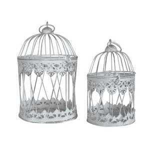Muebles Santa Ana - Jaula Provenzal 2 Unidades L (16 X 16 X 28 Cm)
