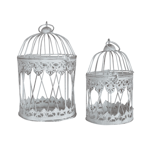 Muebles Santa Ana - Jaula Provenzal 2 Unidades L (16 X 16 X 28 Cm)