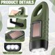 thumbnail image 3 of Mudder Pack de 6 Linternas Recargables con Manivela y Energía Solar – Verde, 3 of 7