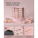 thumbnail image 5 of Caja de Joyas SONGMICS UJBC170R01 Giratoria 360° Rosa 22x16x29 cm, 5 of 6