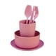 thumbnail image 1 of Juego De Vajilla De Paja De Trigo De 6 Piezas, Platos Y Cuencos Para Dormitorio Universitario, RV, Color Rosa, 1 of 5