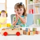 thumbnail image 2 of Bloques de construcción de madera Joqutoys, 30 unidades, con vagón de juguete, de 1 a 3 años, 2 of 8
