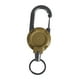 thumbnail image 1 of Llavero Retráctil ID Badge Holder Llavero Para Mochilero Pesca Al Aire Libre Caqui, 1 of 3
