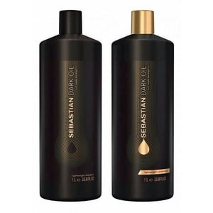 Shampoo Sebastian Professional Dark Oil 1000Ml Y Acondicionador Sebastian Professional Dark Oil Liviano 1000Ml Duo