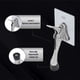 thumbnail image 3 of Tope de puerta CG PLUS One‑Touch adhesivo 10 × 5 cm, paquete de 2, 3 of 7