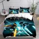 thumbnail image 1 of TRON Legacy Duvet Cover Bedding Set Pillowcase Quilt 3-Piece Bedding Set (1 Duvet Cover + 2 Pillow Shams), 1 of 5