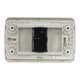 thumbnail image 2 of Interruptor Embutido Simple 9/12 10a blanco / Plata Armado - Lexo, 2 of 3