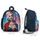 thumbnail image 2 of Harley Quinn Mochila Escolar para Niños y Niñas, Mochila Infantil Ligera de Alta Calidad, Grande y Duradera Azul, 2 of 6