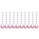 thumbnail image 1 of Uxcell Cuentas de Colgante de Cristal en Forma de Lágrima para Candelabro, Paquete de 10, Longitud de 145mm, Prismas de Candelabro de 38mm, Rosa, 1 of 7