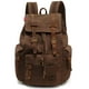 thumbnail image 1 of Mochila HuaChen Vintage Canvas con detalles en piel 20L M32, 1 of 2