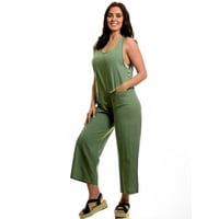 Likeshop - Enterito Mujer Jardinera Premium Algodón Largo Primavera 258