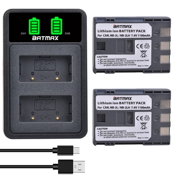 Batería Y Cargador Led Usb Dual Para Canon Powershot G7 G9 S80