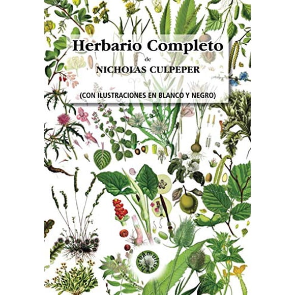 Libro Herbario Completo Herbamultus Blanco y Negro