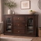 thumbnail image 4 of Buffet Berlin Madera Chocolate Vidrio, 4 of 4