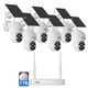 thumbnail image 1 of Kit de 6 cámaras de seguridad Hiseeu WTD504 Solar 4MP con 1 TB, 1 of 9