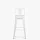 thumbnail image 1 of Taburete alto 76 Tolix Asiento metal c/resp Blanco, 1 of 5