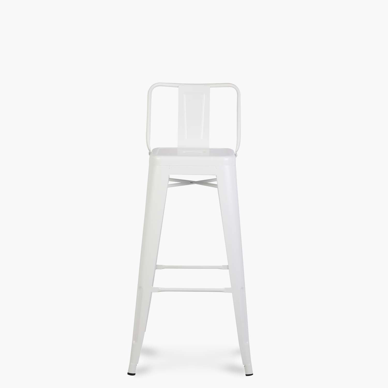 Form Design - Taburete Alto 76 Tolix Asiento Metal C/resp Blanco