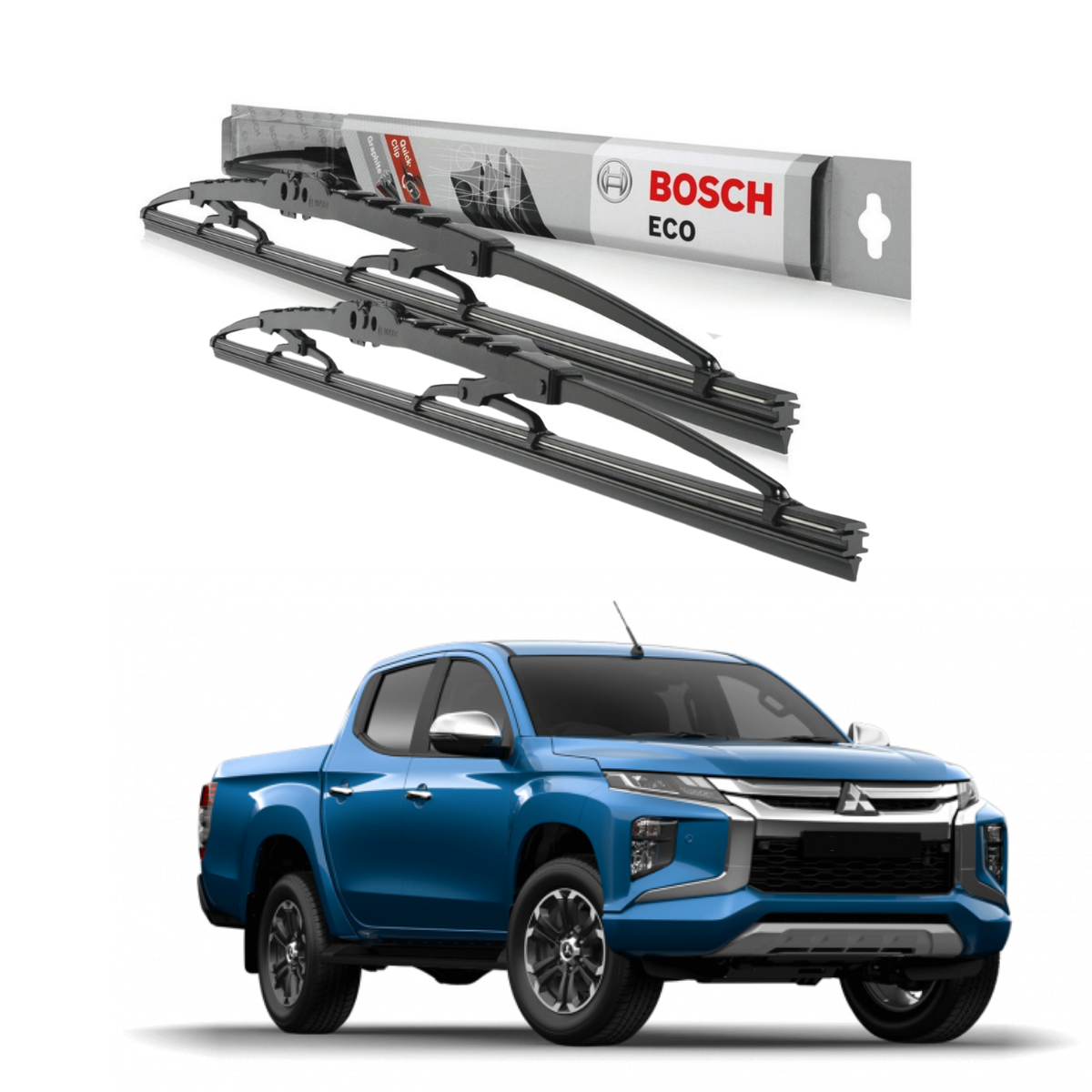 Plumillas Bosch Eco Para Mitsubishi L200 2020-2023