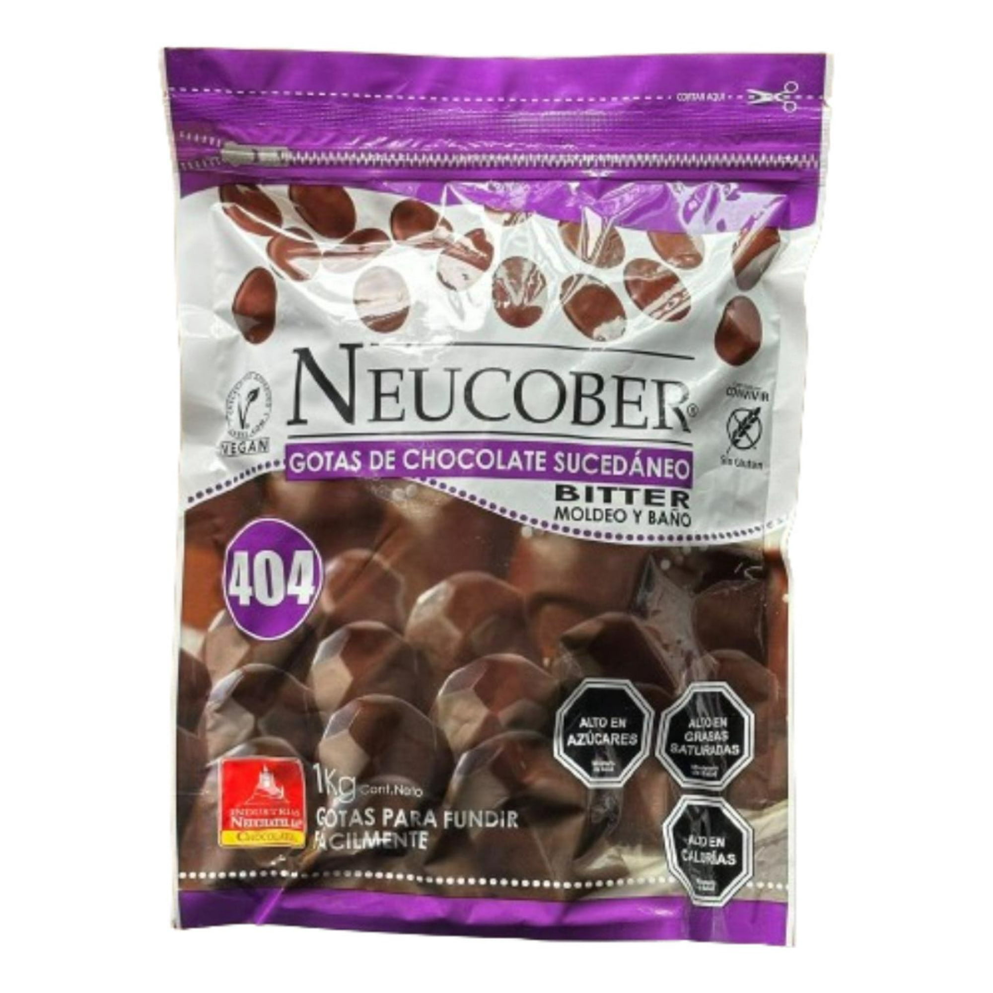 Genérico - Neucober 404 Cobertura Gotas Chocolate Sucedáneo Bitter