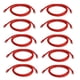 thumbnail image 2 of Paquete de 10 Cables Ethernet Cat6 iMBAPrice 1.5 m Rojo, 2 of 6