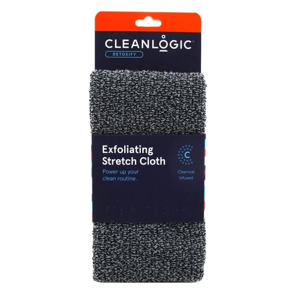 Toallita elástica Clean Logic Detox Charcoal (paquete de 2) 2