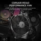 thumbnail image 2 of Ventilador CORSAIR RS140 de 140 mm PWM Daisy-Chain de bajo ruido negro, 2 of 6