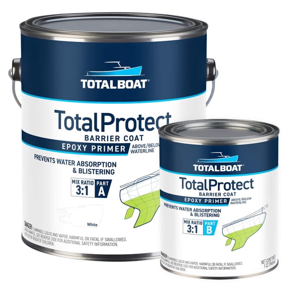Sistema de revestimiento epoxi TotalBoat TotalProtect White 3.78 L