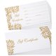 thumbnail image 1 of 50 unidades de certificados de regalo en blanco Outus para vales de negocios, 1 of 7