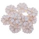 thumbnail image 3 of 10 Uds. Botón De Flor De Diamantes De Imitación De Perlas Adornos Planos De Cristal Decoración Blanca + Perla, 3 of 5