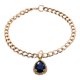 thumbnail image 3 of Collar De Perro Joya Collar De Diamantes De Imitación Bling Diamante Gota De Agua Mascota Cachorro Gato Azul, 3 of 5