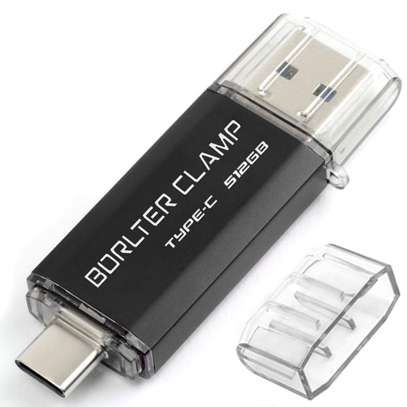 Memoria USB BORLTER CLAMP 512 GB USB 3.0 Tipo C